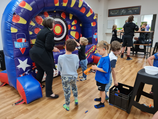 Children enjoying activities